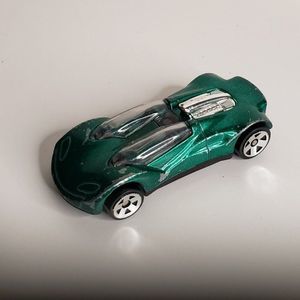 Vintage Hot Wheels McDonalds Green Double Cross Promo 1/64 Diecast 1999